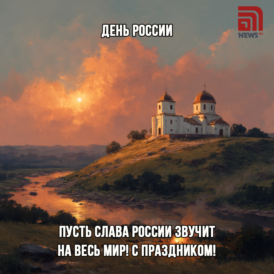 Бесплатные открытки для друзей ко Дню России