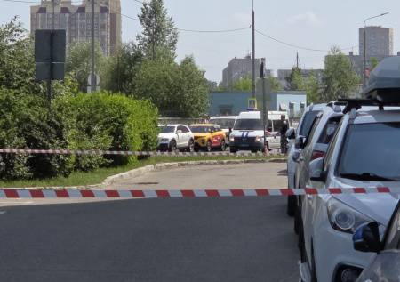 Появились новые детали с места взрыва BMW в Балашихе