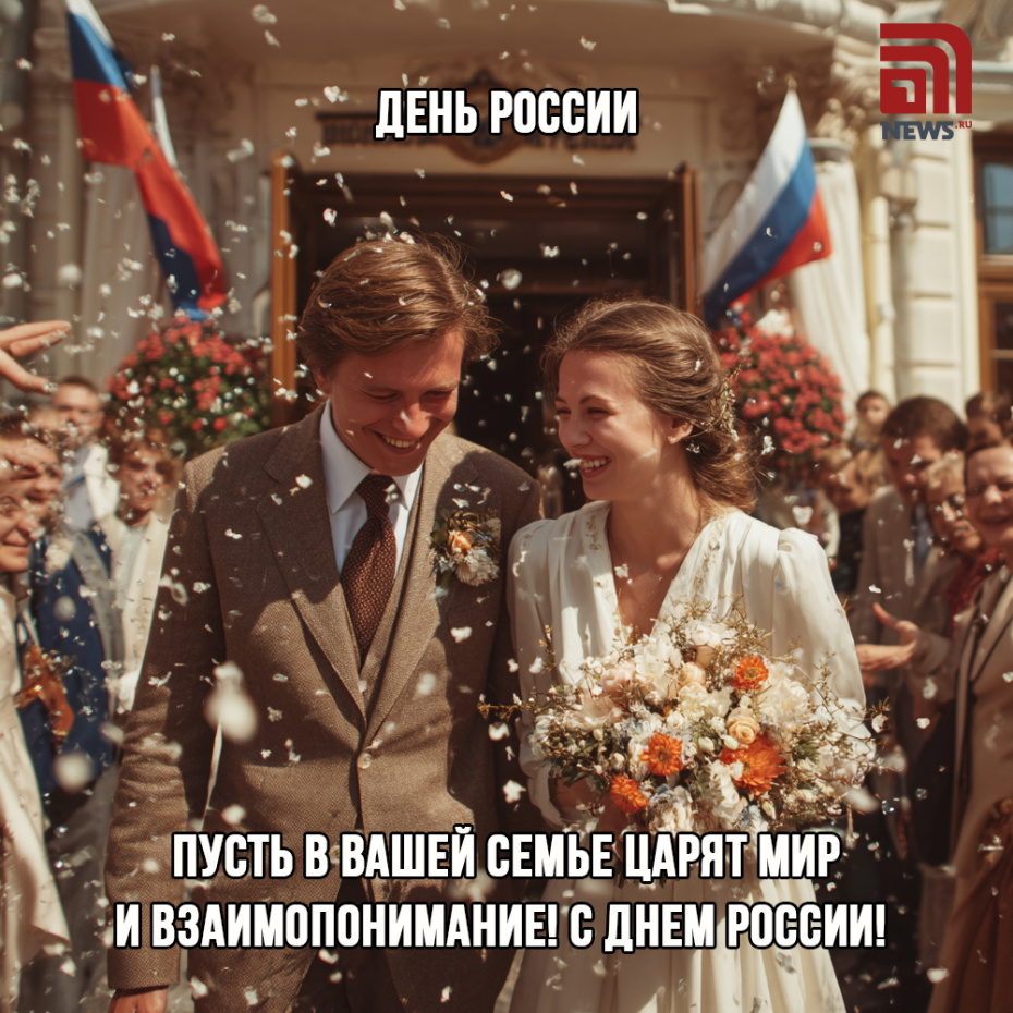 Отправить открытки с Днем России друзьям