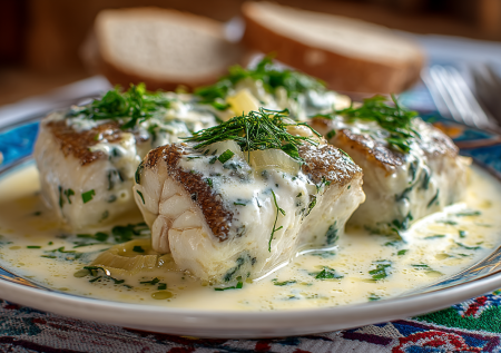Больше рыбу не жарю, готовлю иначе — томлю в соусе на молоке: рецепт для минтая, трески и хека