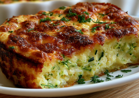 Все лето делаю кабачковую запеканку с сыром: вкусный способ съесть много кабачков — подаю со сметаной и чесноком