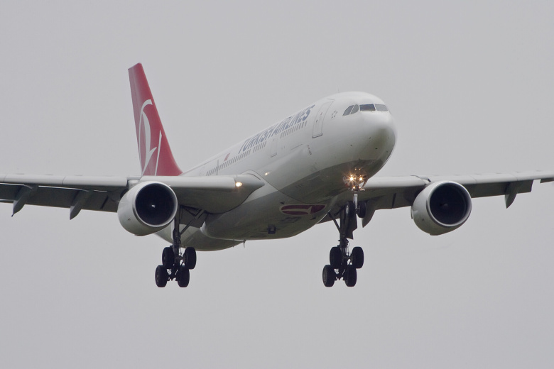 Самолет авиакомпании Turkish Airlines