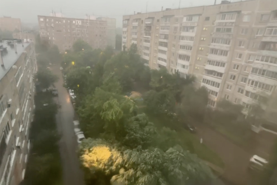 Ураган в Московской области, Подольск