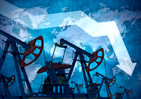 Стоимость нефти марки Brent снова устремилась вниз