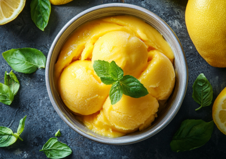 4 простых и вкусных десерта с лимоном: крем, печенье, чизкейк и сорбет