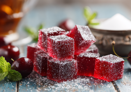 Смородиновый мармелад-желе за 15 минут: яркие рубины с кисло-сладким вкусом. Варка не нужна — только блендер и холодильник
