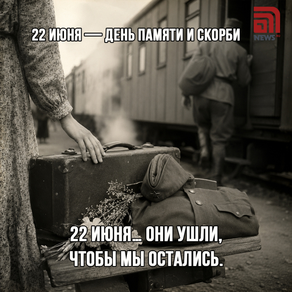 Бесплатная открытка на День памяти и скорби