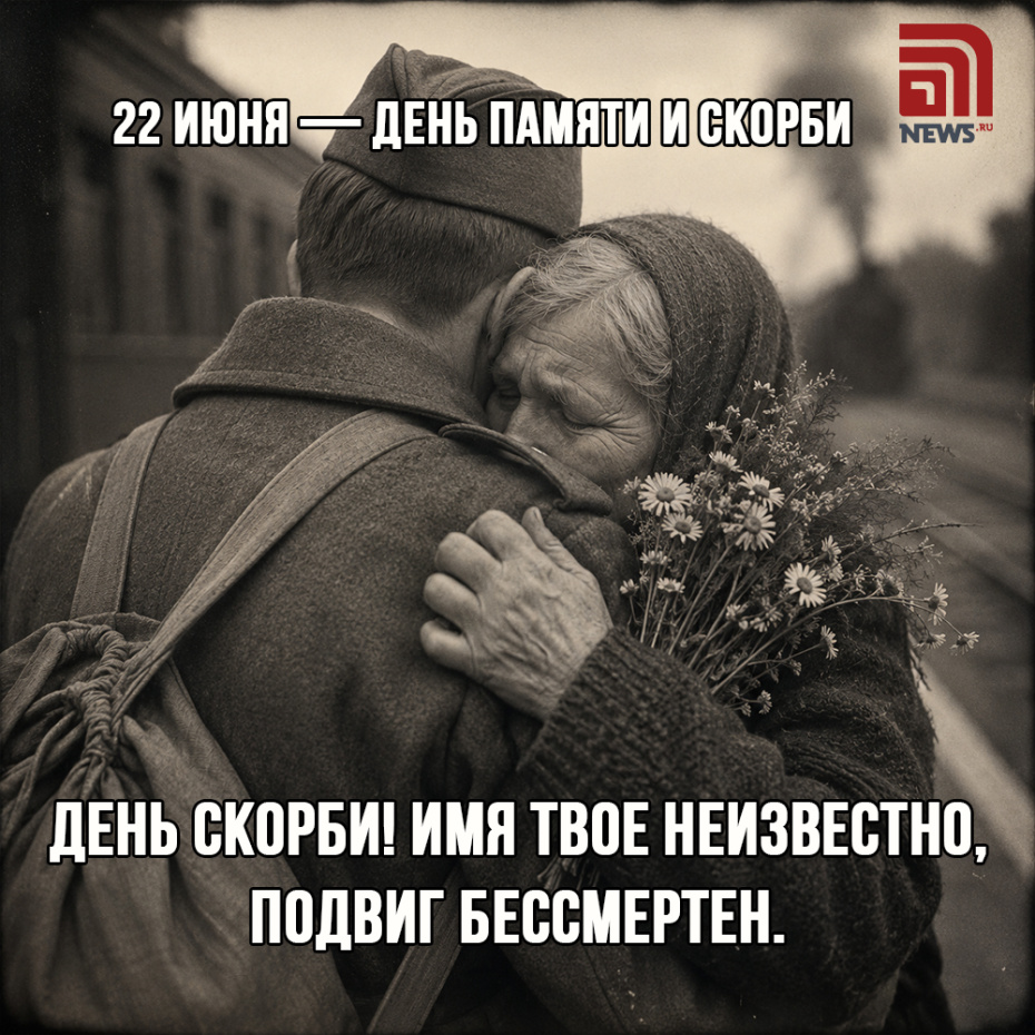 Картинка с пожеланием на День памяти и скорби