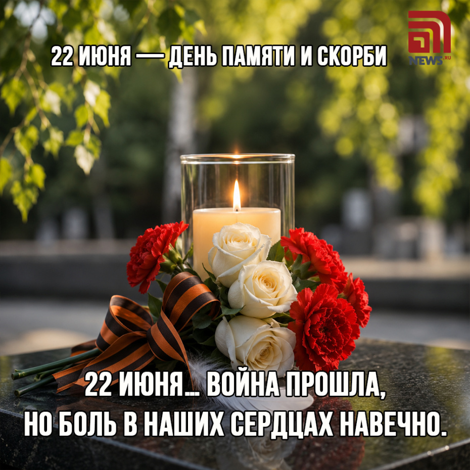 Открытка на День памяти и скорби онлайн бесплатно