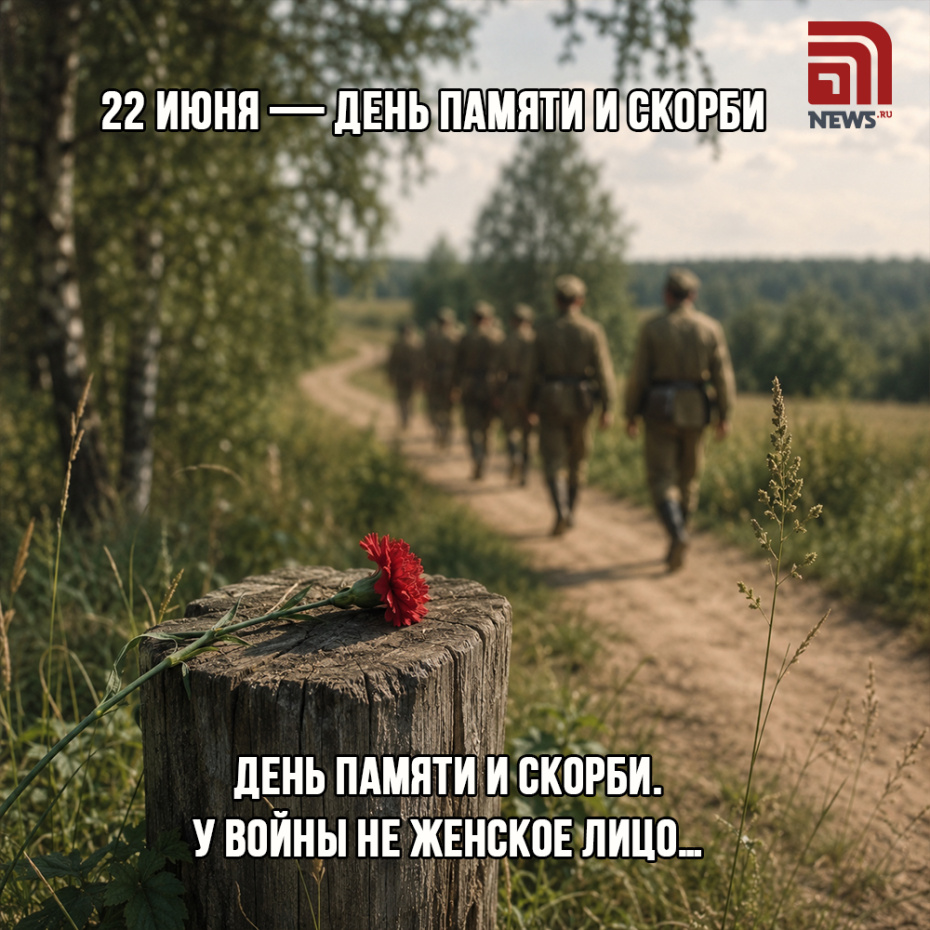 Поздравительная открытка с Днем памяти и скорби 22 июня