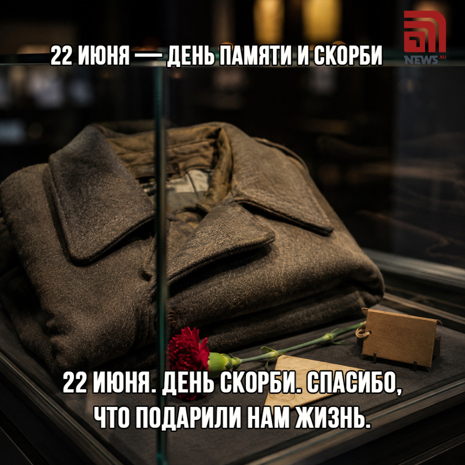 Открытка с Днем памяти и скорби для друзей