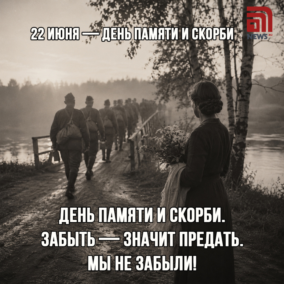 Открытка на 22 июня