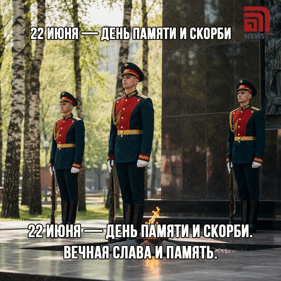 Открытка с Днем памяти и скорби для коллег