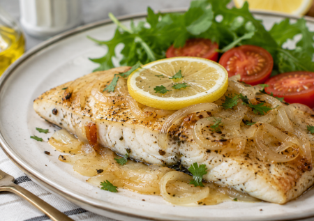 Простой и вкусный: минтай на луковой подушке — все секреты для сочной рыбы