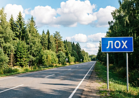 Ограбленный туристами Лох обзавелся новыми дорожными указателями