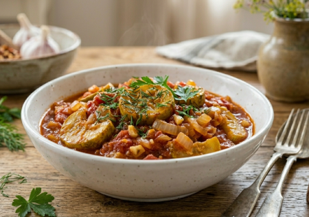 Как вкусно потушить кабачки: 3 рецепта с баклажанами, томатами и сметаной