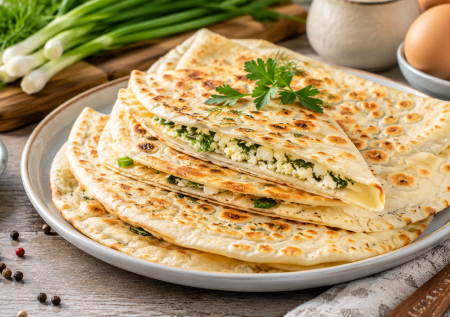 Варим 2 яйца и берем лаваш: самые быстрые кутабы — вкуснота за 10 минут к завтраку и перекусу