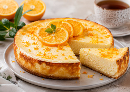 Это шик из творога и цедры апельсина: классный творожник из простых продуктов. Нежнее чизкейка, вкус как в кондитерской