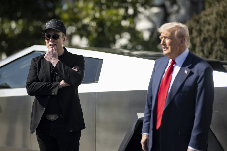 Илон Маск и Дональд Трамп