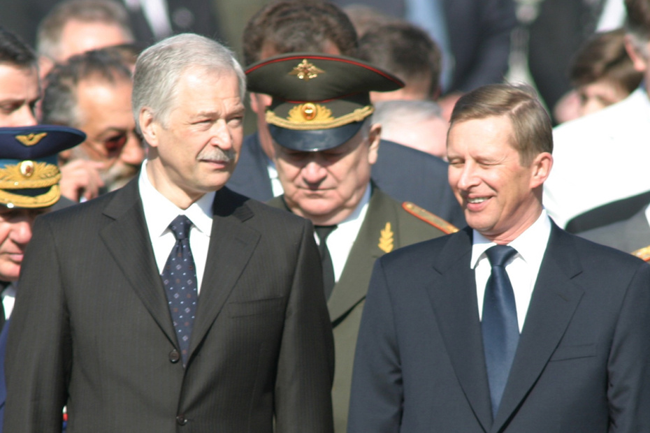 Борис Грызлов и Сергей Иванов, министр обороны Российской Федерации, 2005 год