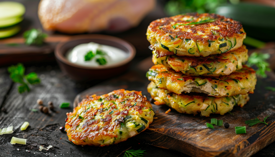 Классические куриные оладьи по Дюкану