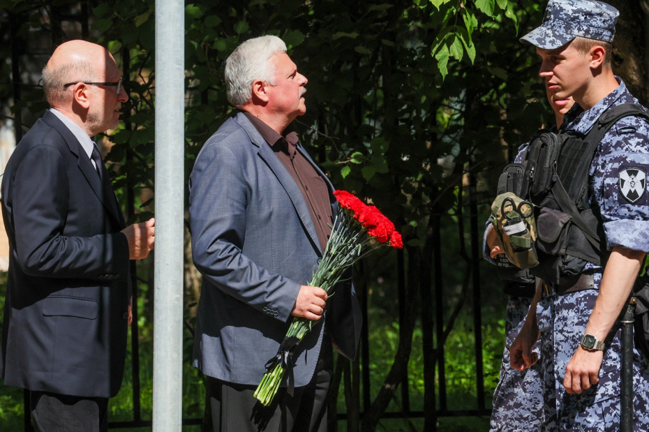 Прощание с бывшим министром обороны, спецпредставителем президента Сергеем Ивановым в Центральной клинической больнице (ЦКБ) в Москве