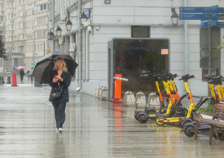 Резкое похолодание, ливни и грозы: погода в Москве на выходные 4—5 июля
