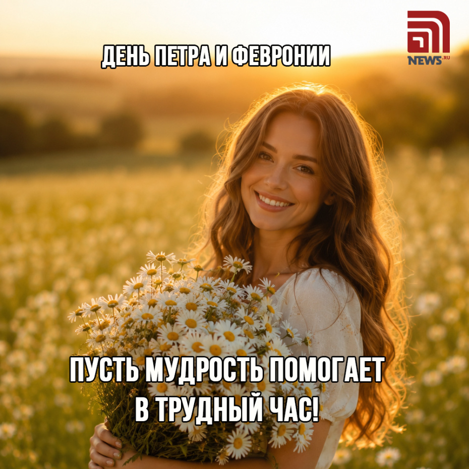 Поздравить близких с Днем Петра и Февронии открыткой
