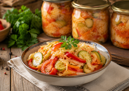 Закатываю по 20 банок: салат из молодой капусты — вкуснота на зиму и сейчас, вкусно даже просто с хлебом и картошкой