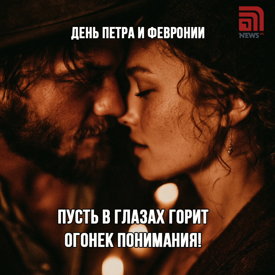 Открытки для мессенджеров с Днем Петра и Февронии