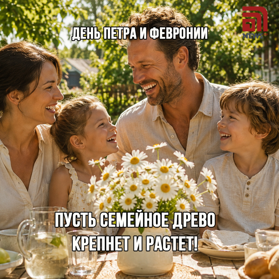 Поздравить друзей с Днем Петра и Февронии картинкой