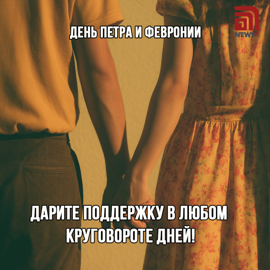 Скачать открытку бесплатно и поздравить с Днем Петра и Февронии