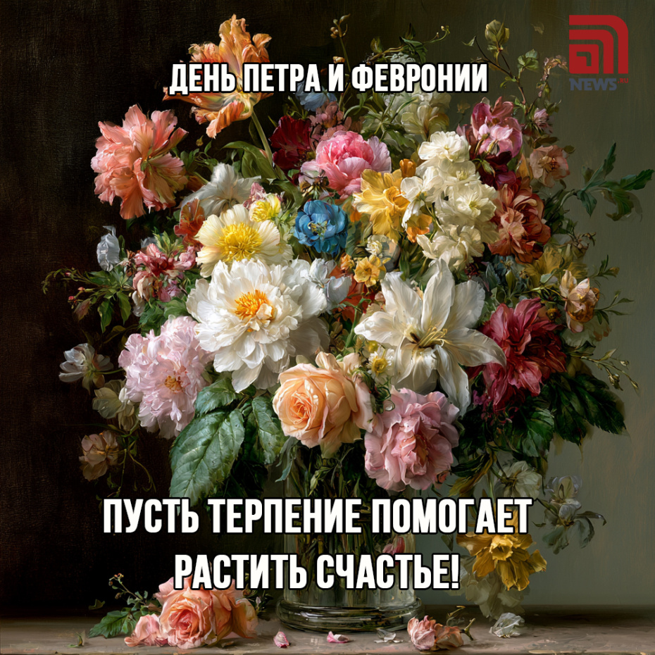 Отправить родным картинки с Днем Петра и Февронии