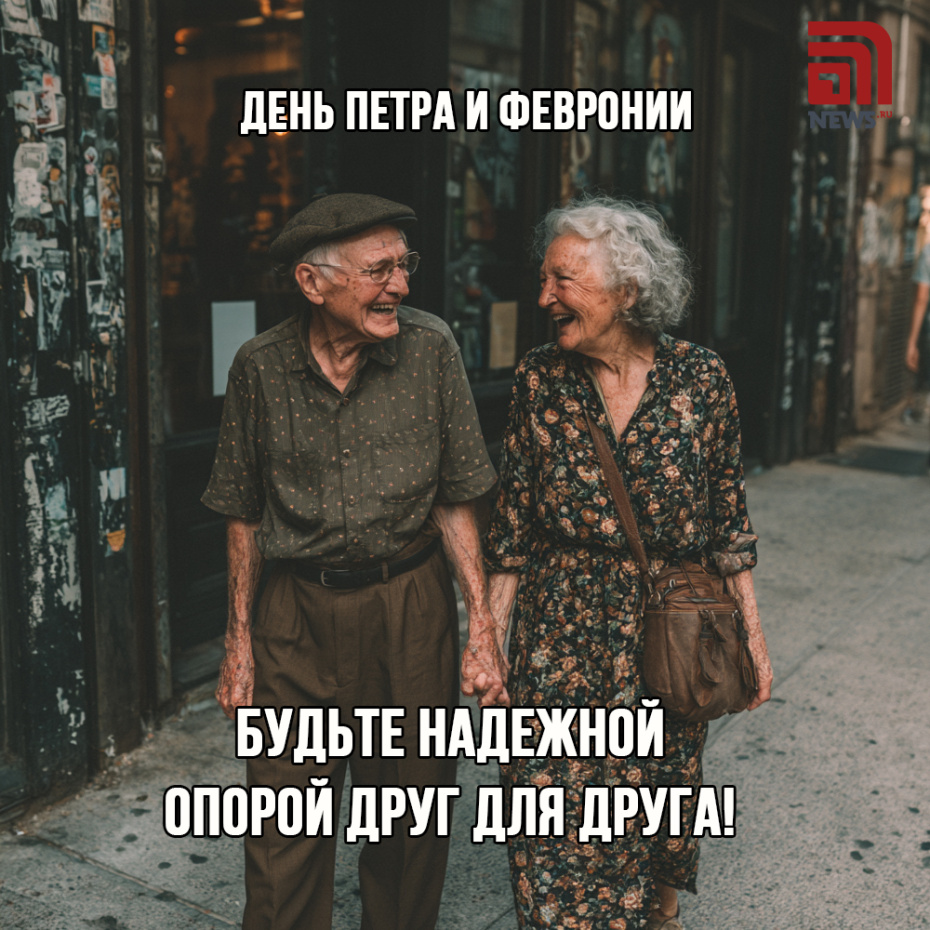 Картинки для мессенджеров ко Дню Петра и Февронии
