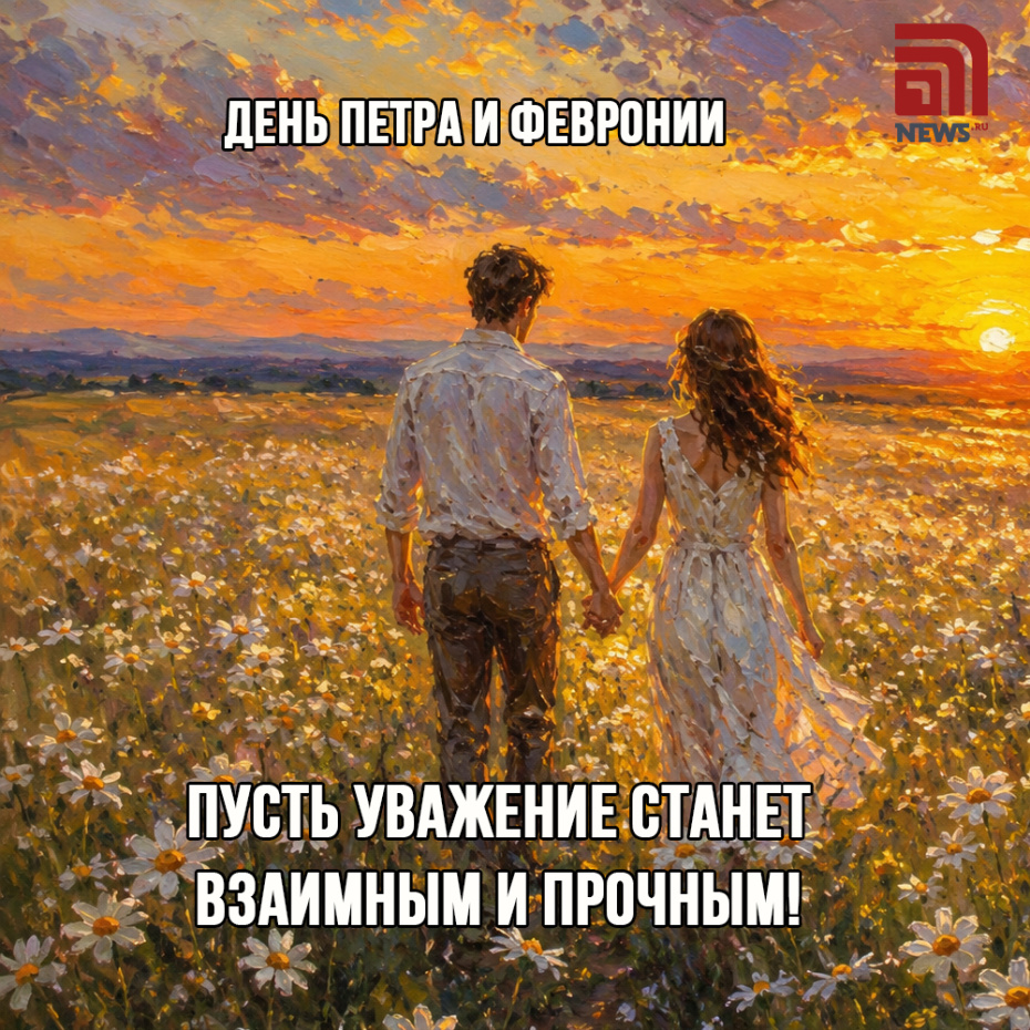 Поздравить родных с Днем Петра и Февронии картинкой