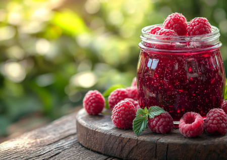Варю малиновый джем без сахара за 5 минут — он вкуснее варенья и полезнее мармелада. Густой, яркий, как лето