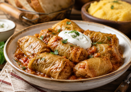 Вместо обычных голубцов — румынские сармале. Маленькие рулетики, вкус которых невозможно забыть