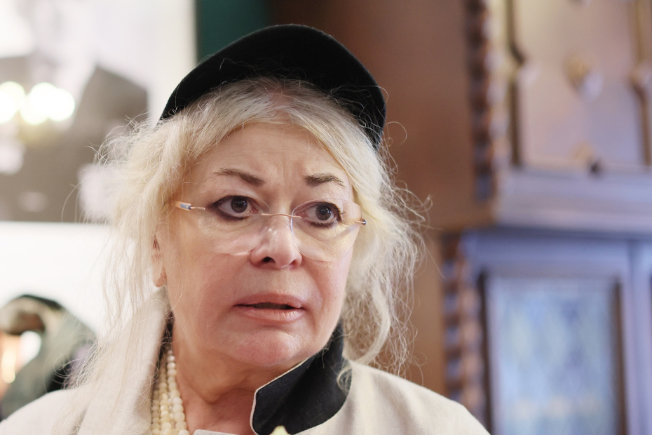 Вдова Сергея Михалкова Юлия Субботина-Михалкова на открытии кабинета С. В. Михалкова в штаб-квартире Союза писателей России