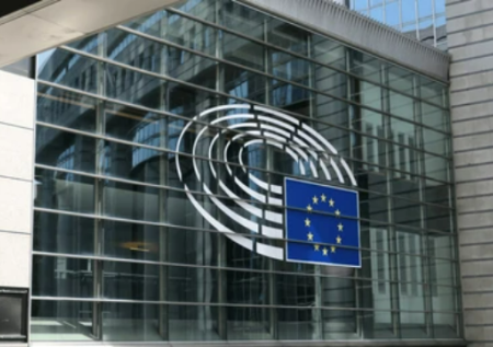 Польский депутат на заседании Европарламента порвала бандеровский флаг