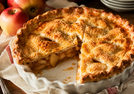 Идеальный яблочный пирог — знаменитый American Apple Pie: рецепт, который в США передают из поколения в поколение