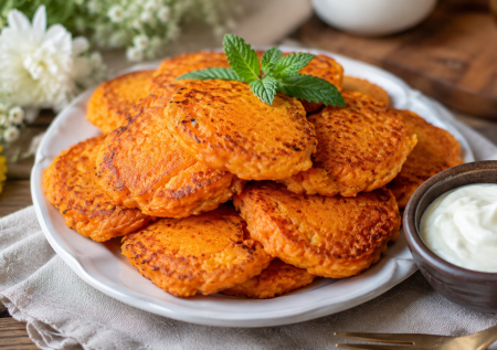 Морковь не успеваю покупать: семья подсела на оранжевые оладьи — вкуснота на завтрак или десерт