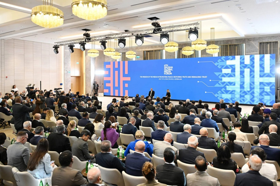 Участники IV Глобального медиафорума в Шуше, Азербайджан