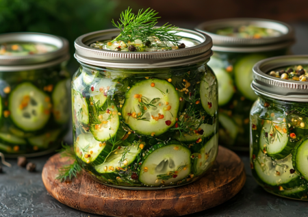 Закрываю «Нежинский» из огурцов на зиму — зимой банка улетает за ужином, вкусно к картошке и к мясу