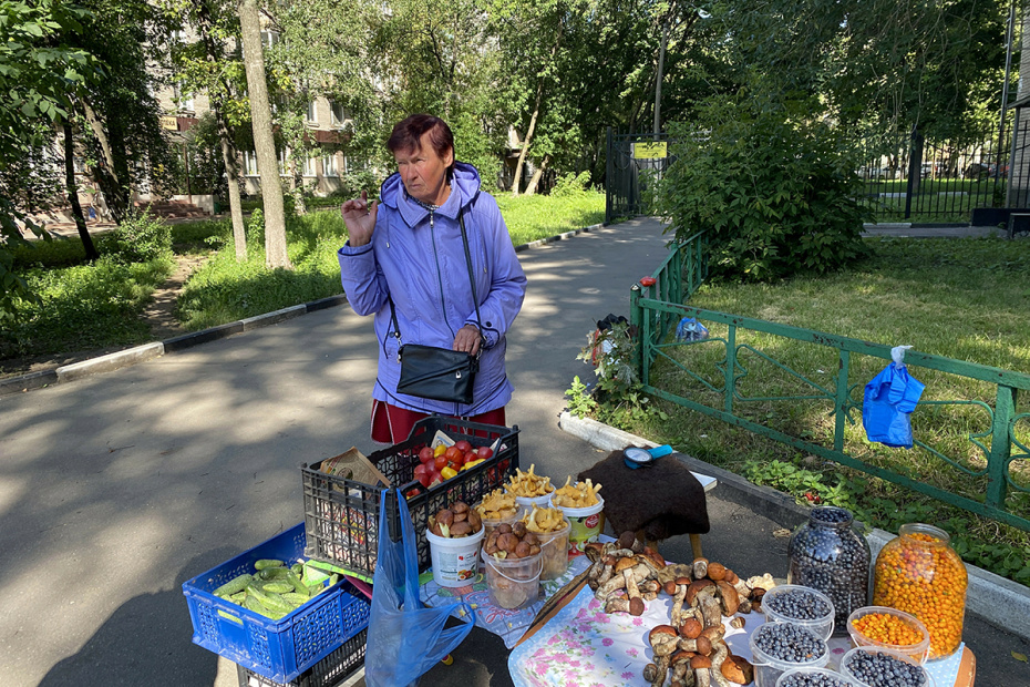 Частная торговля лесными грибами и ягодами