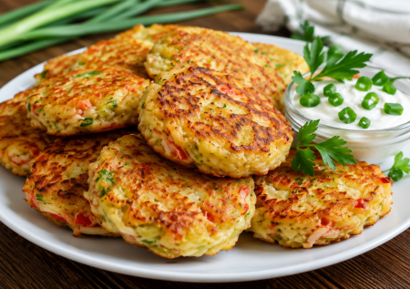 Мешаю кабачок, крабовые палочки и сыр: летние котлеты просят чаще мясных — сочные и нежные