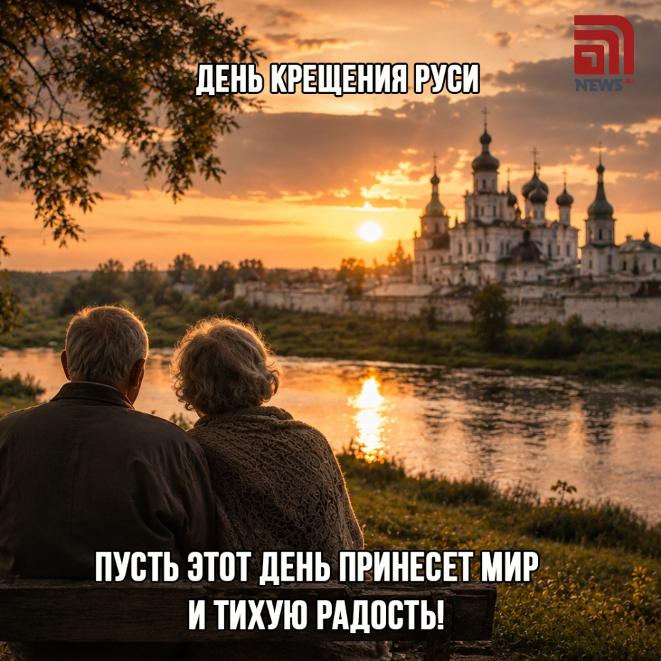 День Крещения Руси. Отправить открытку бесплатно в «Одноклассниках»