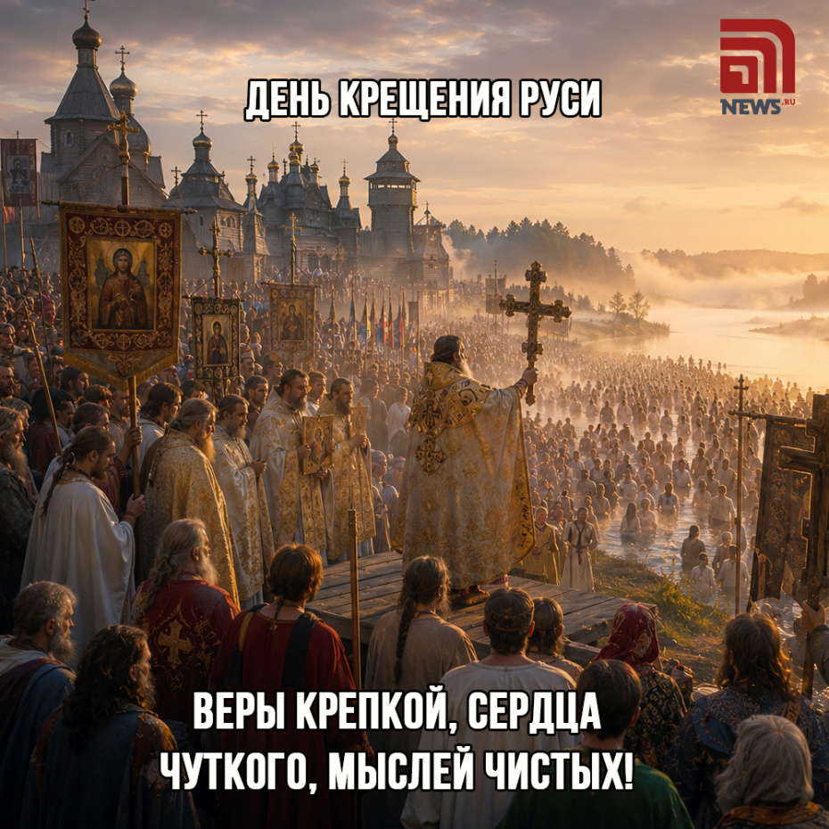 Открытки для МАКСа на День Крещения Руси