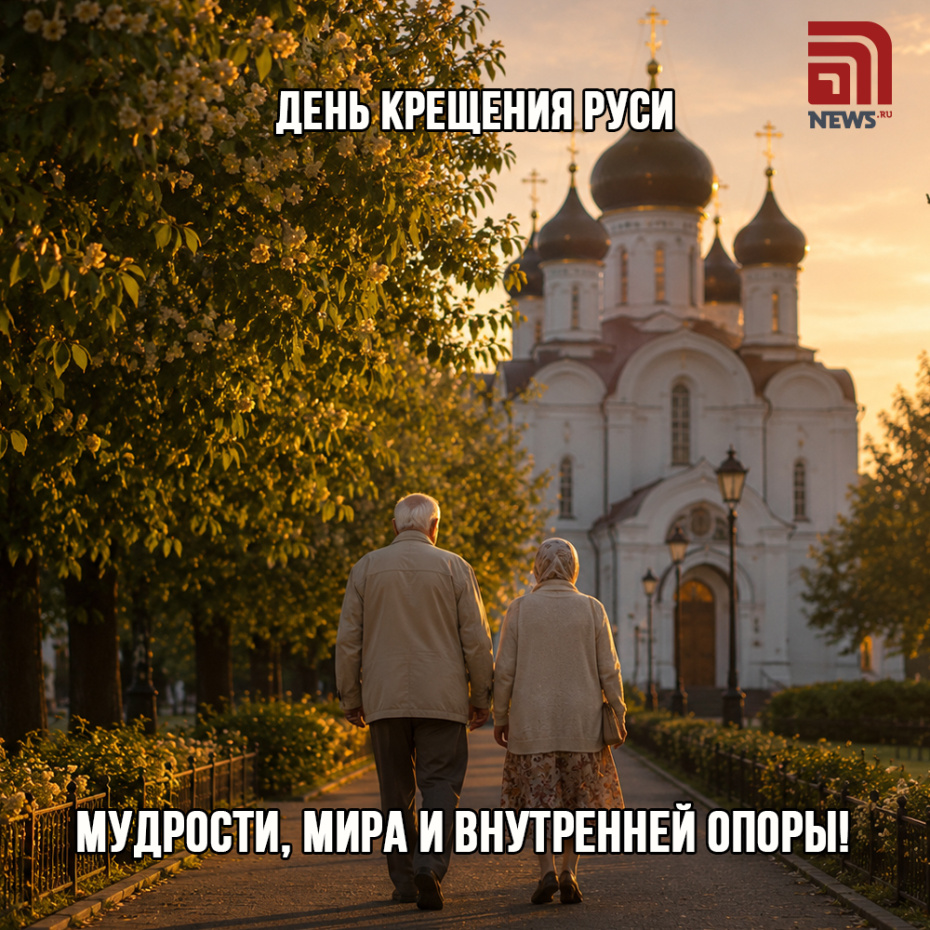 Поздравить с Днем Крещения Руси в МАКСе бесплатной открыткой