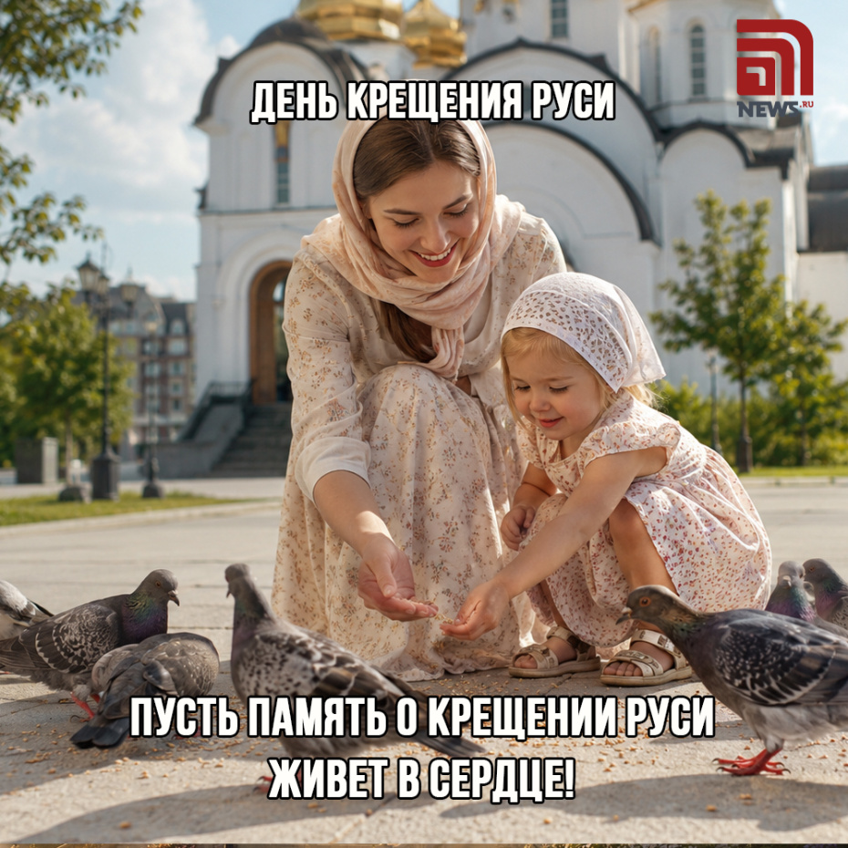 Отправьте в МАКСе открытку на День Крещения Руси