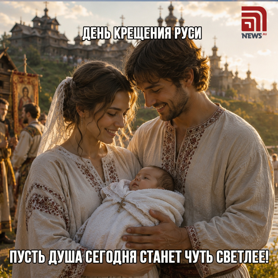 Бесплатно отправьте в МАКСе открытку на День Крещения Руси